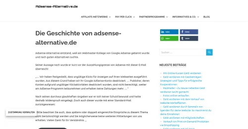 Adsense-Alternative