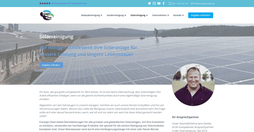 Photovoltaik.Reinigung