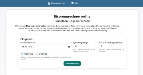 Eisprungrechner