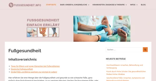 Fußgesundheit