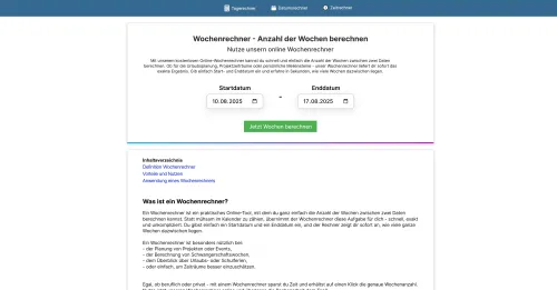 Wochenrechner